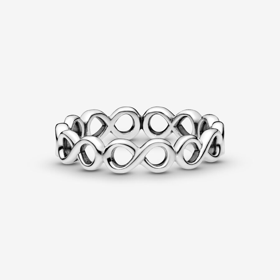 Bande Pandora Simple Infinity Argent | 4736-IVXNQ