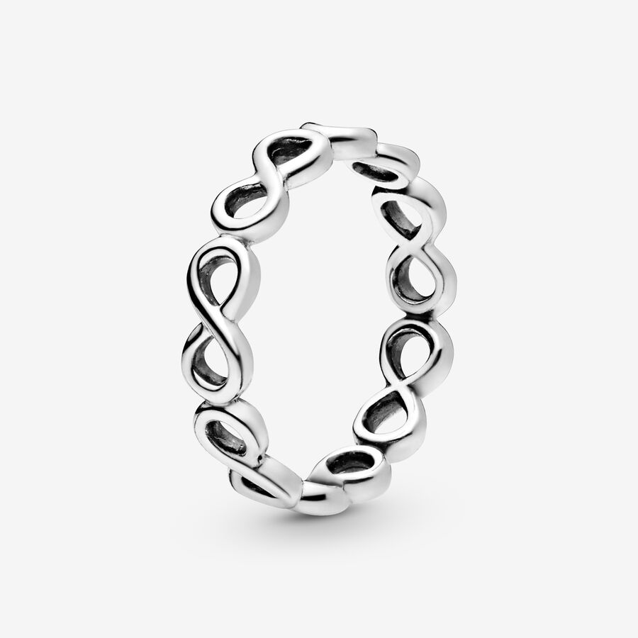 Bande Pandora Simple Infinity Argent | 4736-IVXNQ