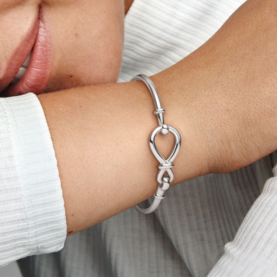 Bracelets Pandora Infinity Knot Argent | 9452-SYJTF