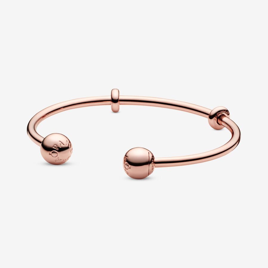 Bracelets Pandora Moments Open Rose Doré | 8705-OWREC