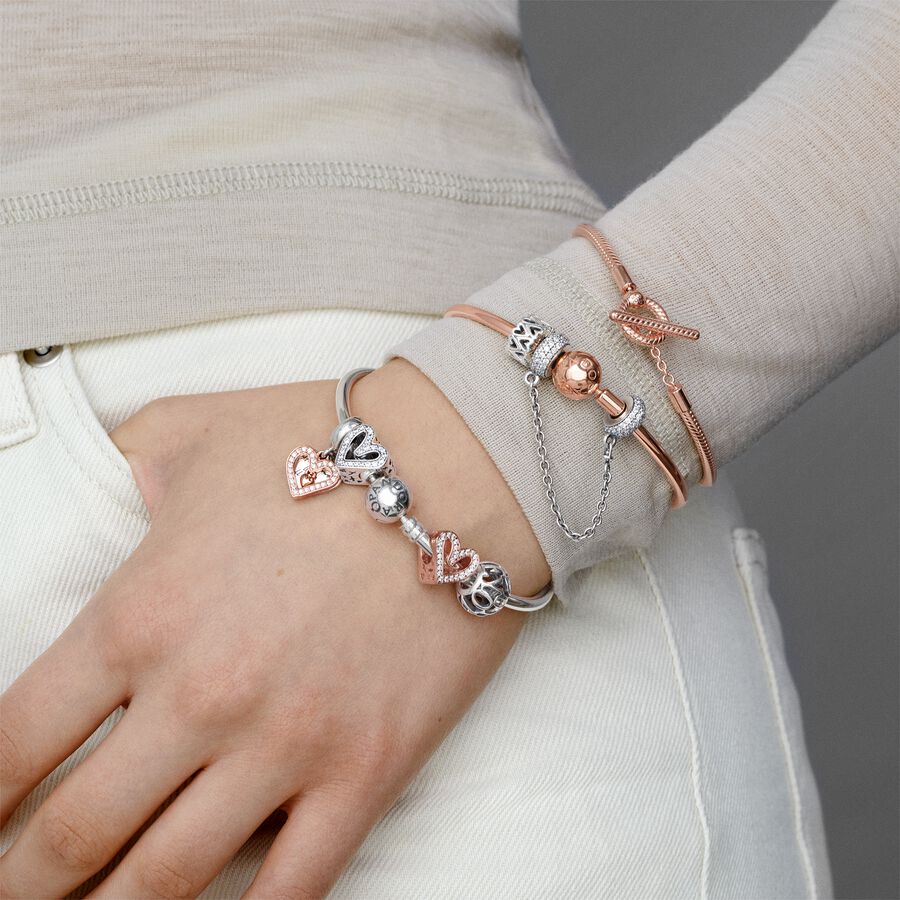 Bracelets Pandora Moments Rose Doré | 5830-LPSCV