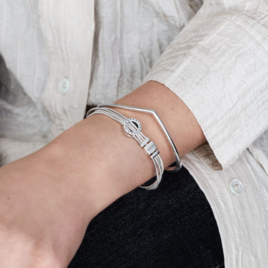 Bracelets Pandora Shining Wish in Argent | 8351-LNYSA