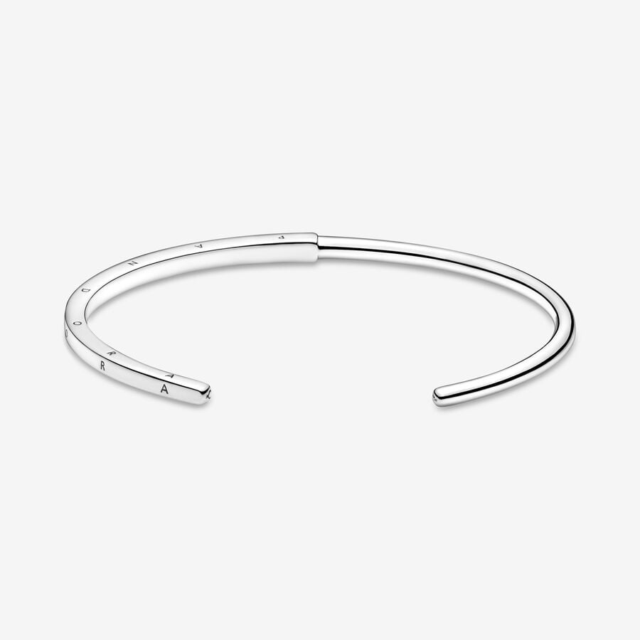 Bracelets Pandora Signature I-D Open Argent | 4675-MRPOU