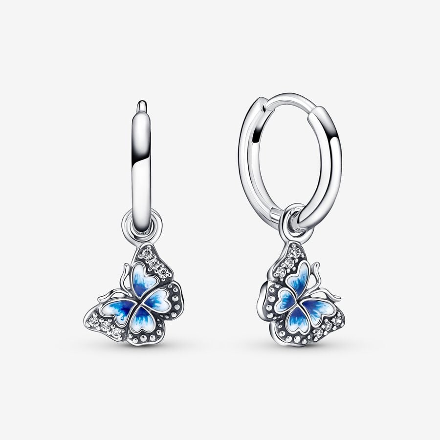 Cerceau Pandora Blue Butterfly Argent | 6134-EMNRD