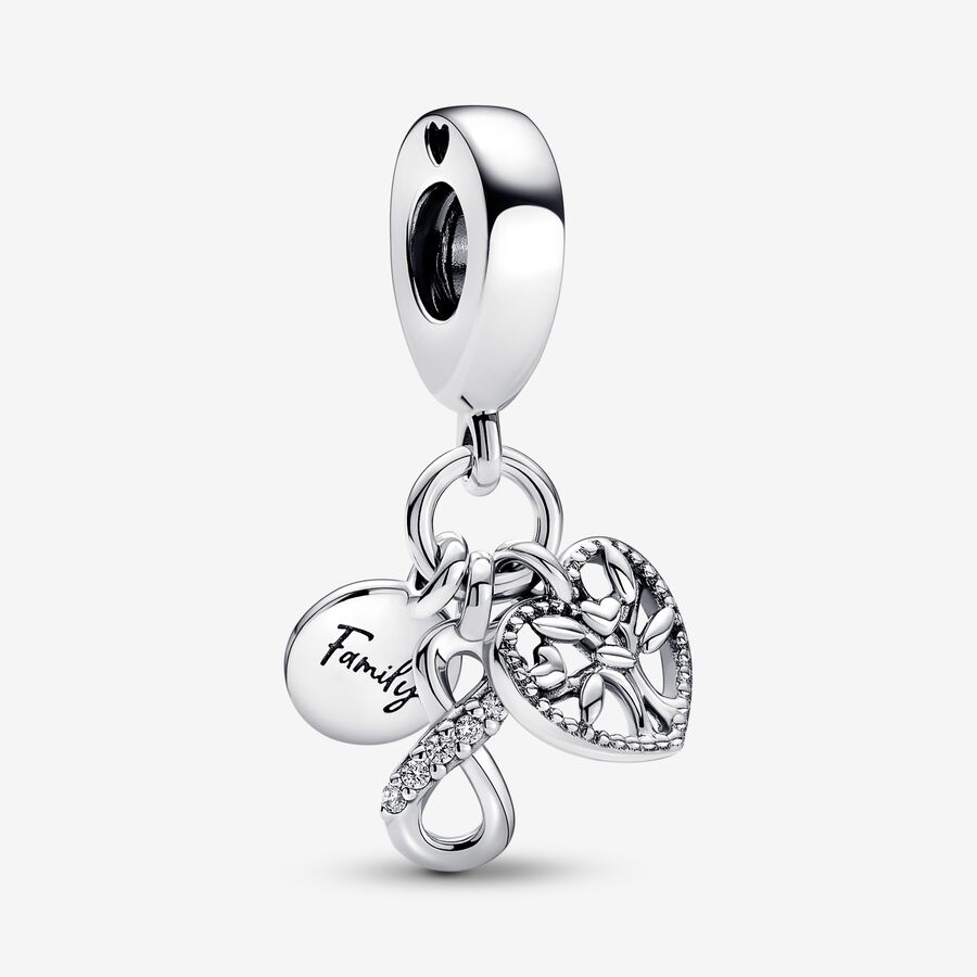 Charmes Pandora Family Infinity Keychain Multicolore | 4372-PDIQW