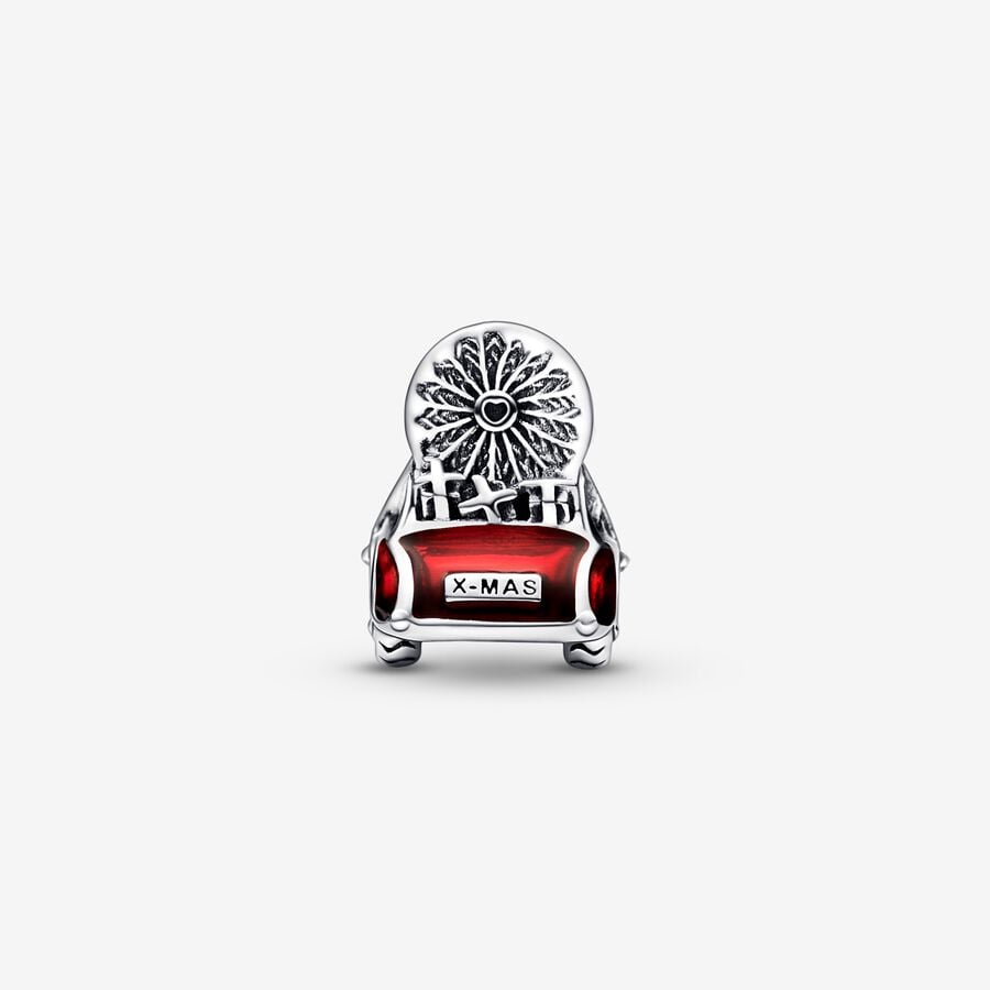 Charmes Pandora Festive Car & Christmas Tree Argent | 1832-JKRSP