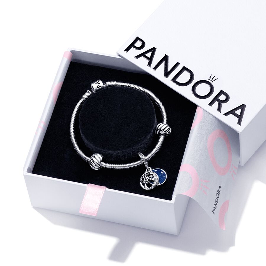 Charmes Pandora Galaxy Moon Set Multicolore | 2197-KMYWZ