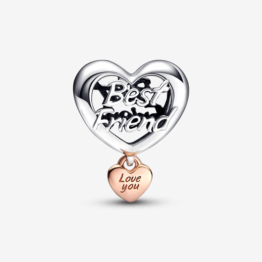 Charmes Pandora Love You Friend Two-tone | 4053-YWTNI