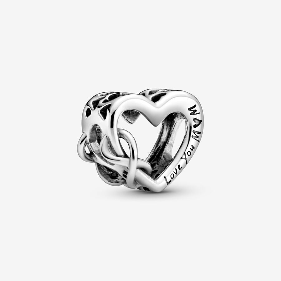 Charmes Pandora Love You Mum Infinity Argent | 4213-ZKTBF