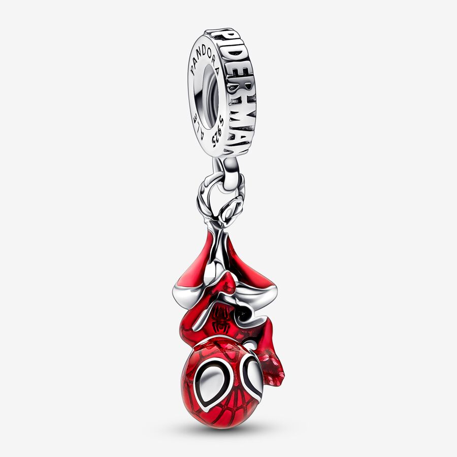 Charmes Pandora Marvel Hanging Spider-Man Argent | 3124-YZDEW