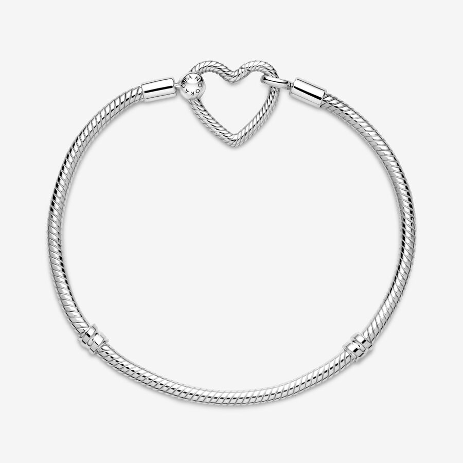 Charmes Pandora Moments Closure Snake Argent | 4368-HANUB