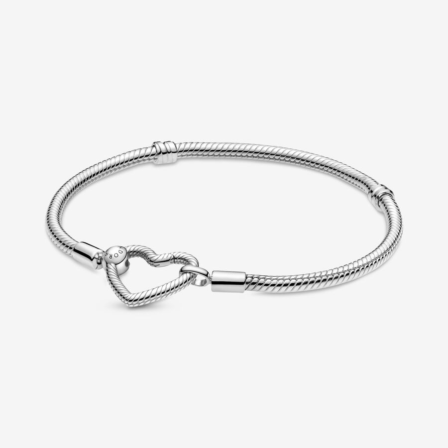 Charmes Pandora Moments Closure Snake Argent | 4368-HANUB