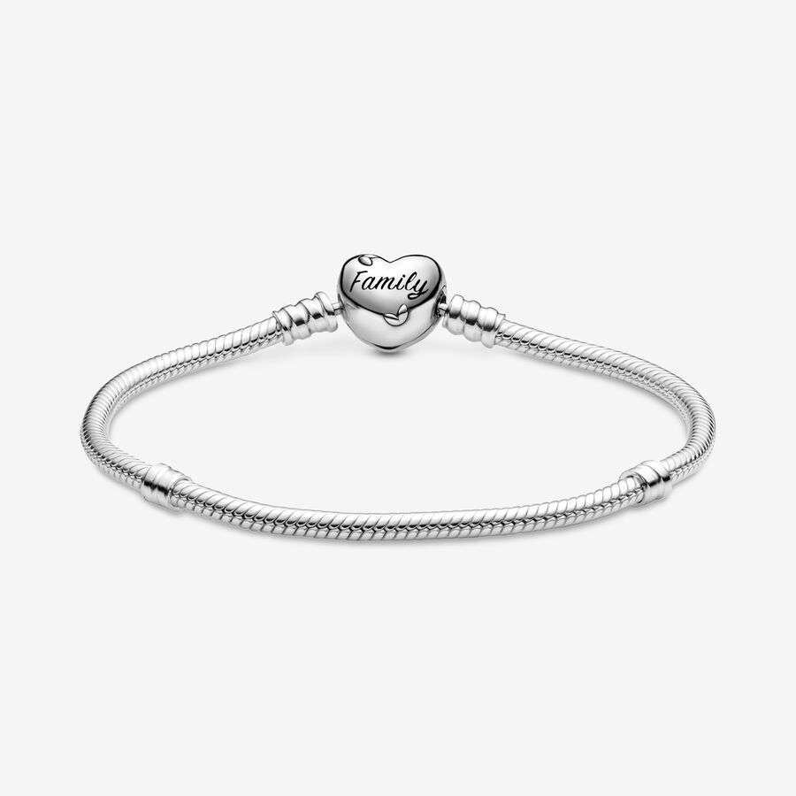 Charmes Pandora Moments Family Tree Clasp Snake Argent | 2479-CAEUO