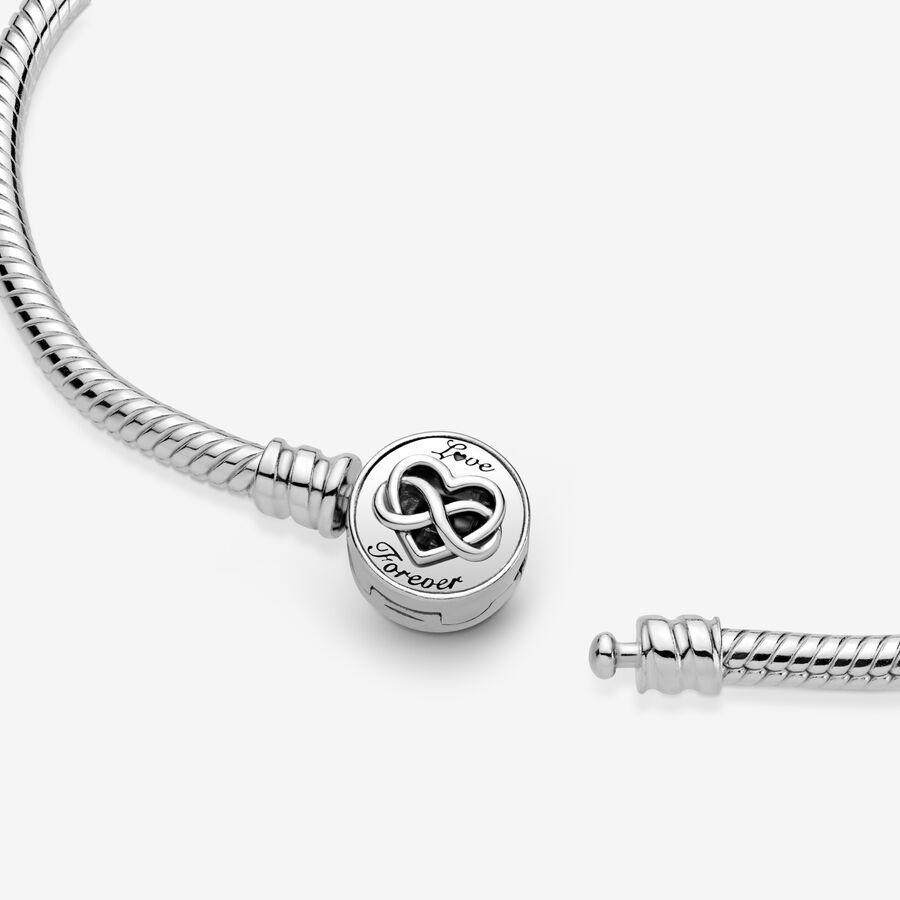 Charmes Pandora Moments Infinity Clasp Snake Argent | 3180-FQABW