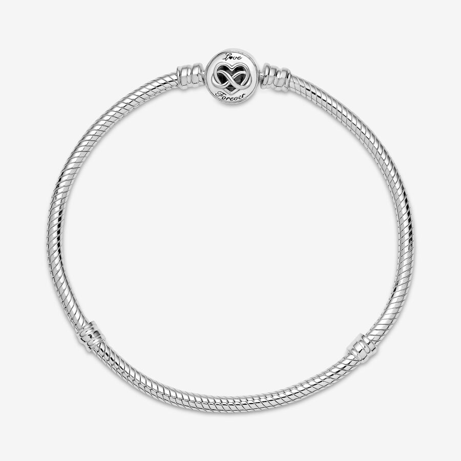 Charmes Pandora Moments Infinity Clasp Snake Argent | 4950-CVYWU