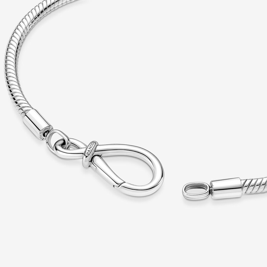 Charmes Pandora Moments Infinity Knot Snake Argent | 0293-IAHWS