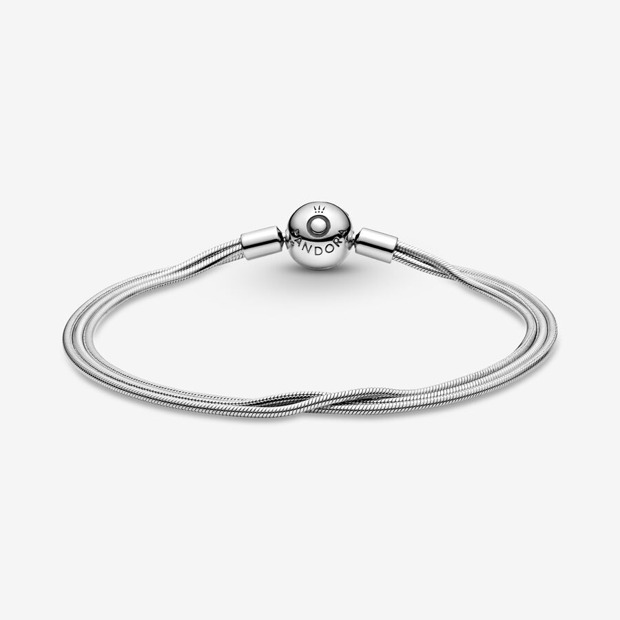 Charmes Pandora Moments Multi Snake Argent | 1560-FACNZ