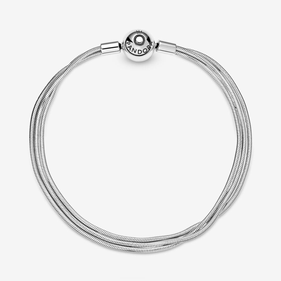 Charmes Pandora Moments Multi Snake Argent | 1560-FACNZ