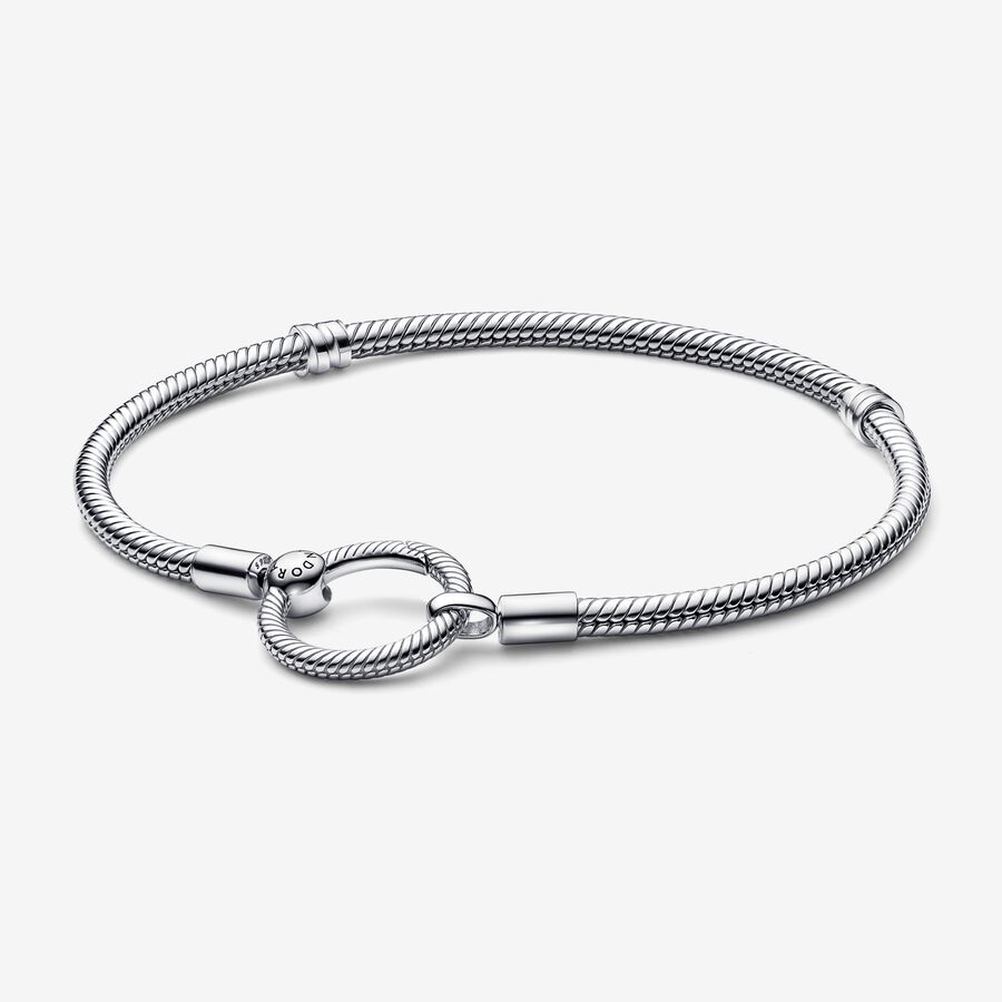 Charmes Pandora Moments O Closure Snake Argent | 0457-BMNOG