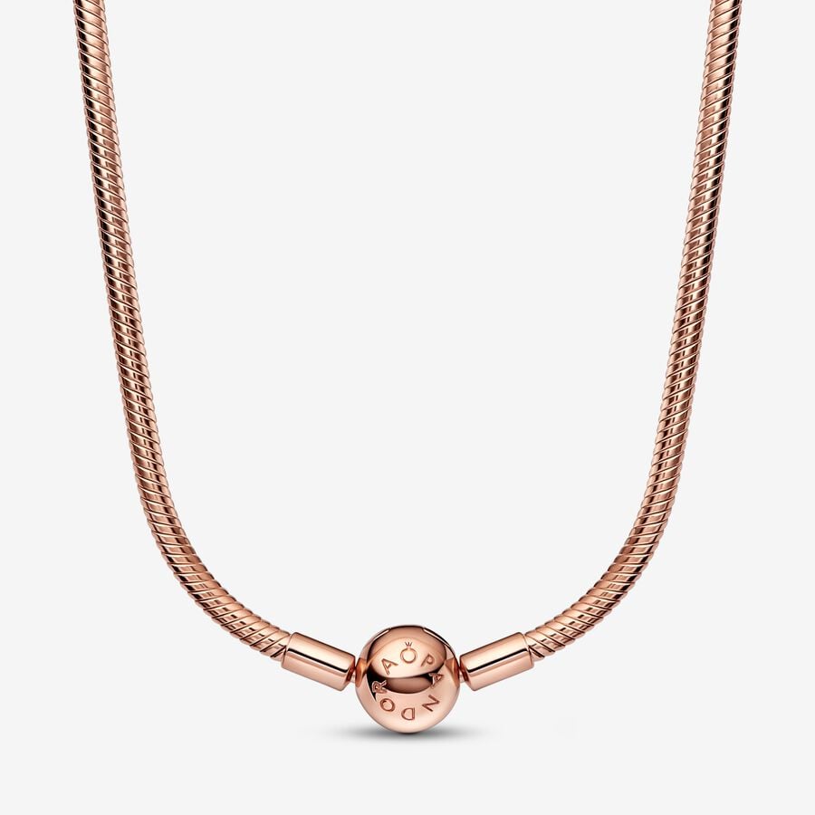 Charmes Pandora Moments Snake Rose Doré | 8931-QPEJT