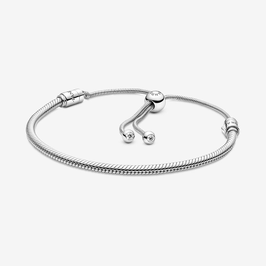 Charmes Pandora Moments Snake Slider Argent | 1402-HWJFA