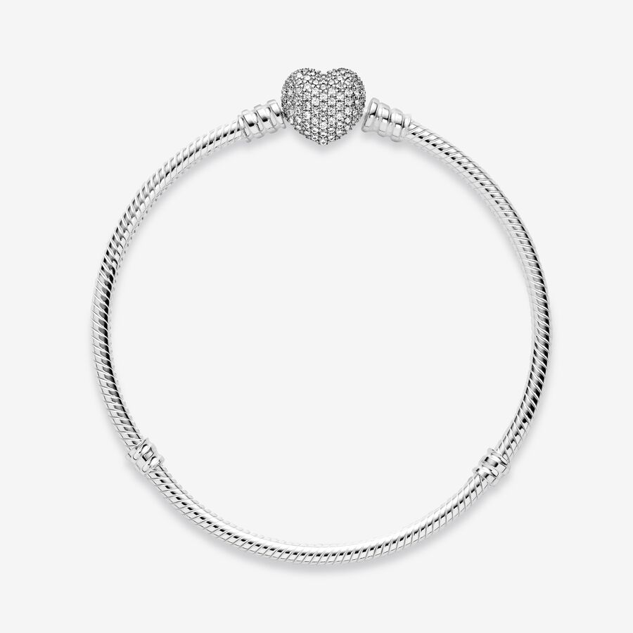 Charmes Pandora Pave with Cubic Zirconia Argent | 5317-GZJMV