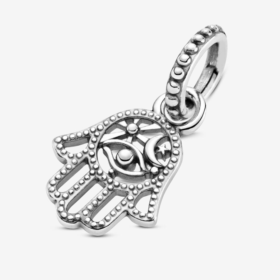 Charmes Pandora Protective Hamsa Hand Argent | 1345-VABMQ