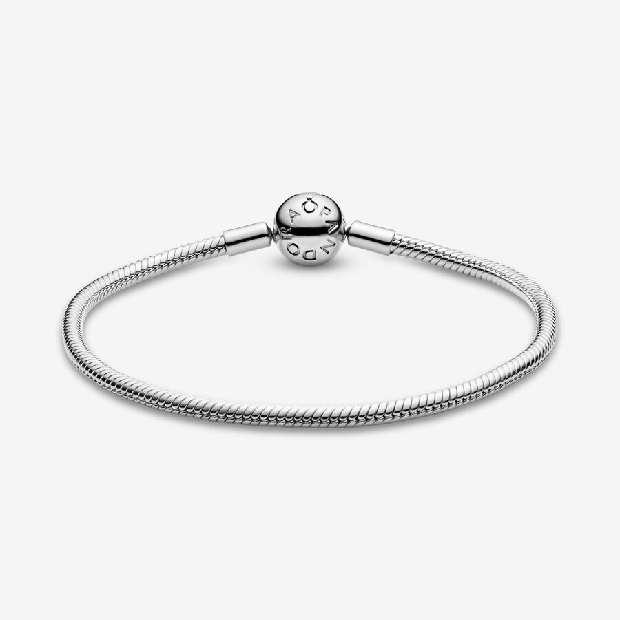 Charmes Pandora Smooth Clasp Argent | 5267-VXOZL