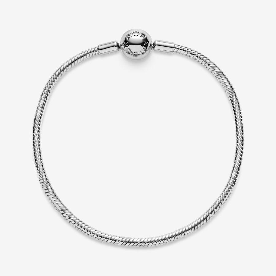 Charmes Pandora Smooth Clasp Argent | 5267-VXOZL