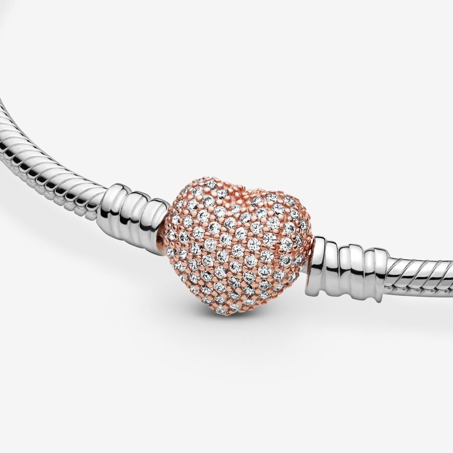 Charmes Pandora with Pave Clasp Two-tone | 7951-VOEAJ