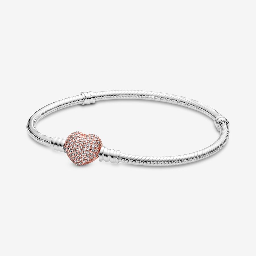 Charmes Pandora with Pave Clasp Two-tone | 9568-KRQXS