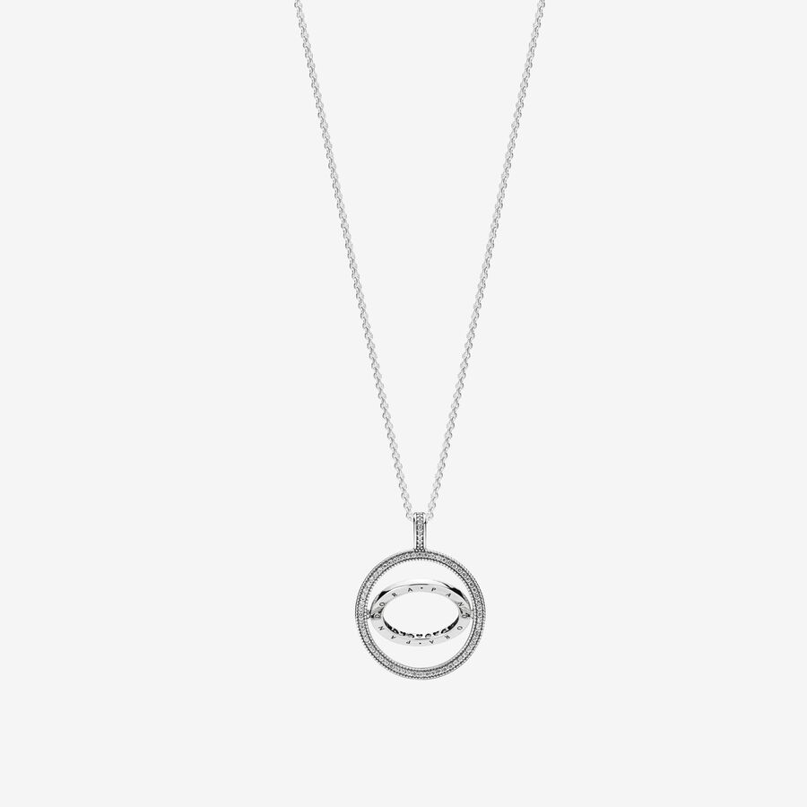 Chaîne Pandora Logo Circle Argent | 1579-FWLDZ