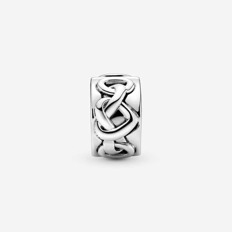 Clips Pandora Knotted Clip Argent | 2951-EATOG