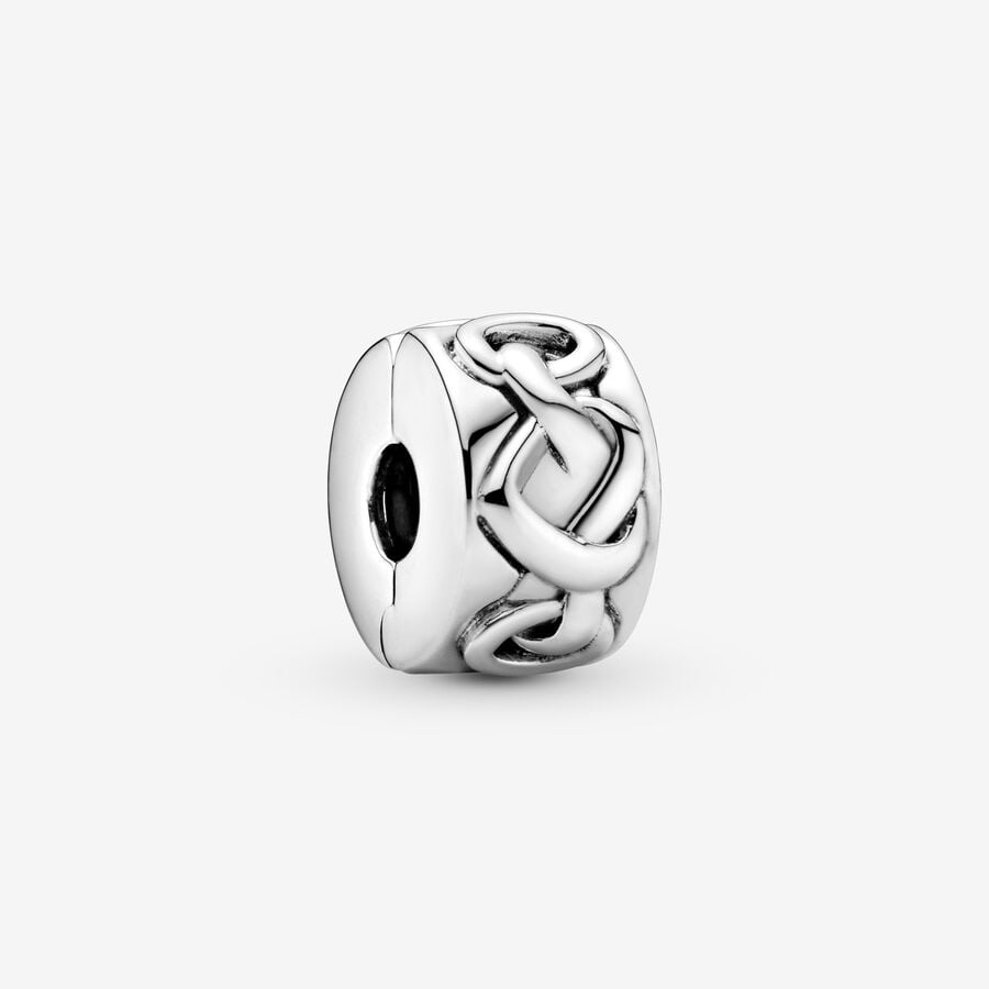 Clips Pandora Knotted Clip Argent | 2951-EATOG