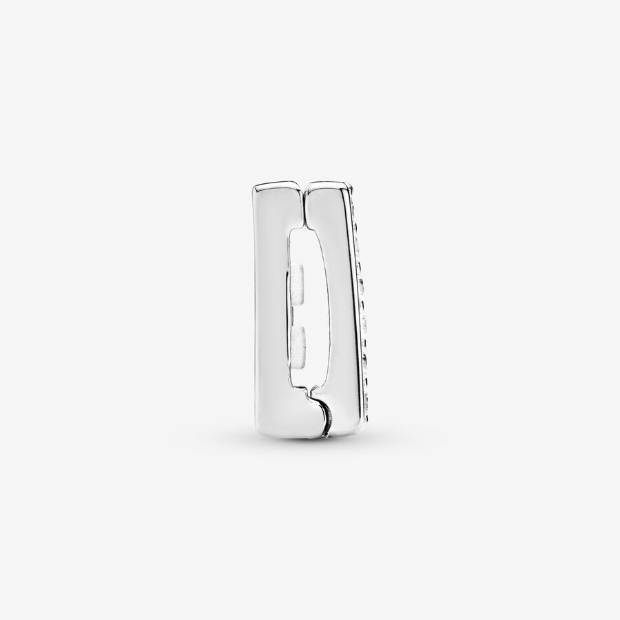 Clips Pandora Sparkling Clip Argent | 1246-UJKTO