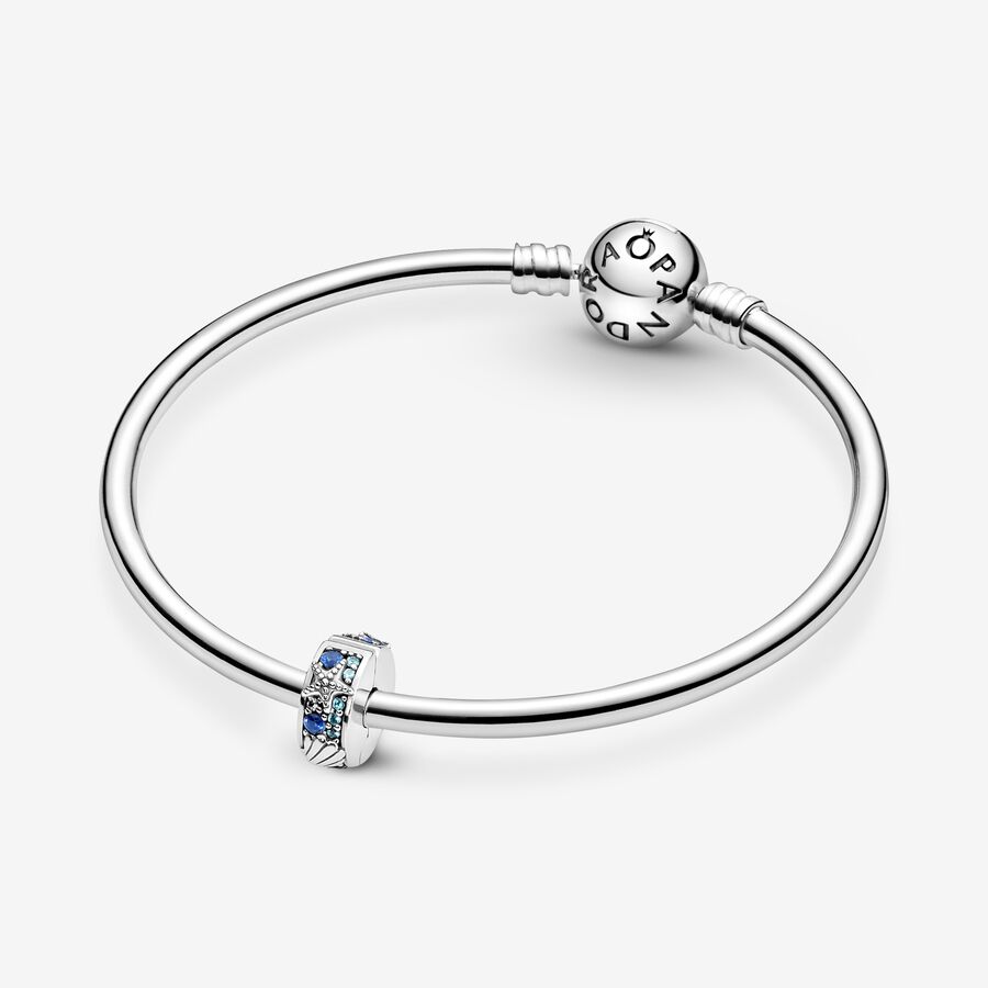 Clips Pandora Tropical Starfish & Shell Clip Argent | 1607-XRQIJ