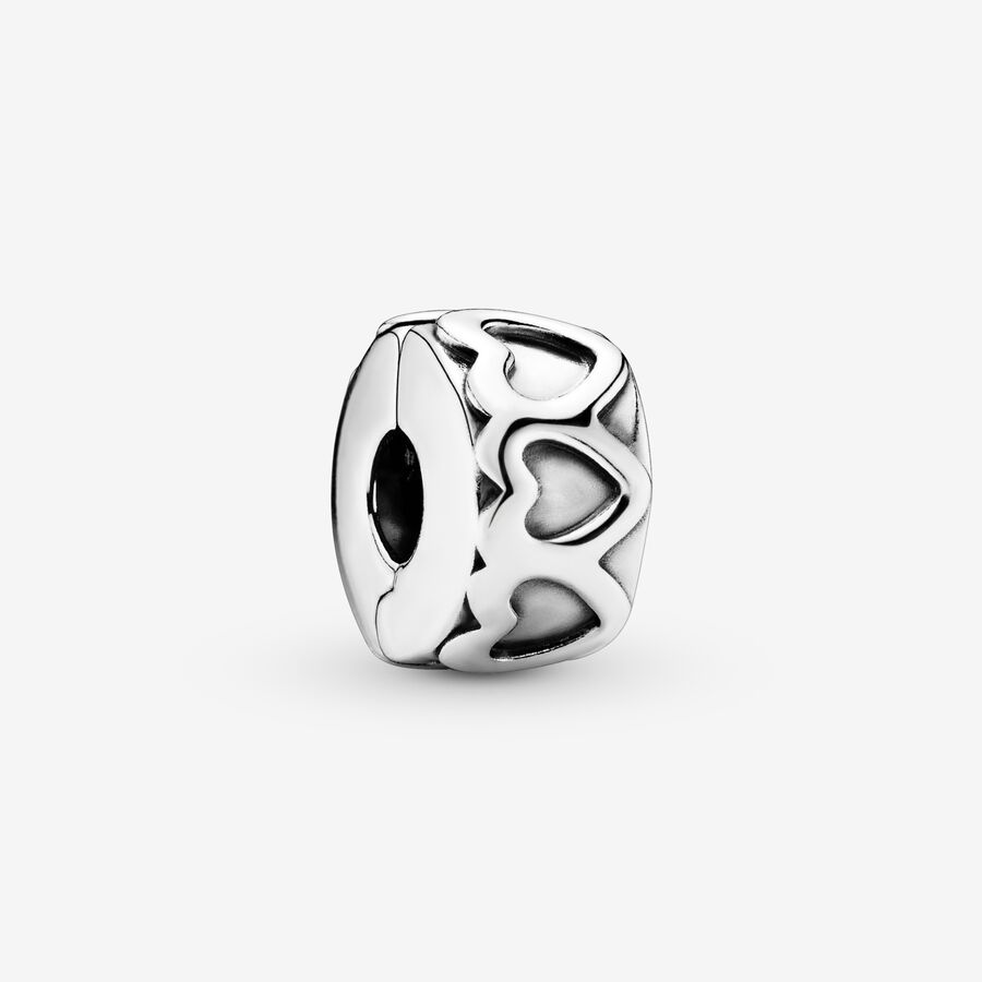 Clips Pandora of Hearts Clip Argent | 4037-HVLSB