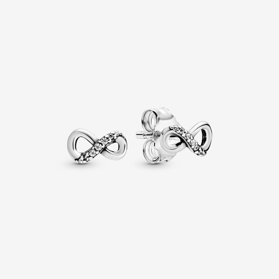 Collier Et Boucles D'oreilles Ensembles Pandora Infinite Love Argent | 8612-QBLOJ