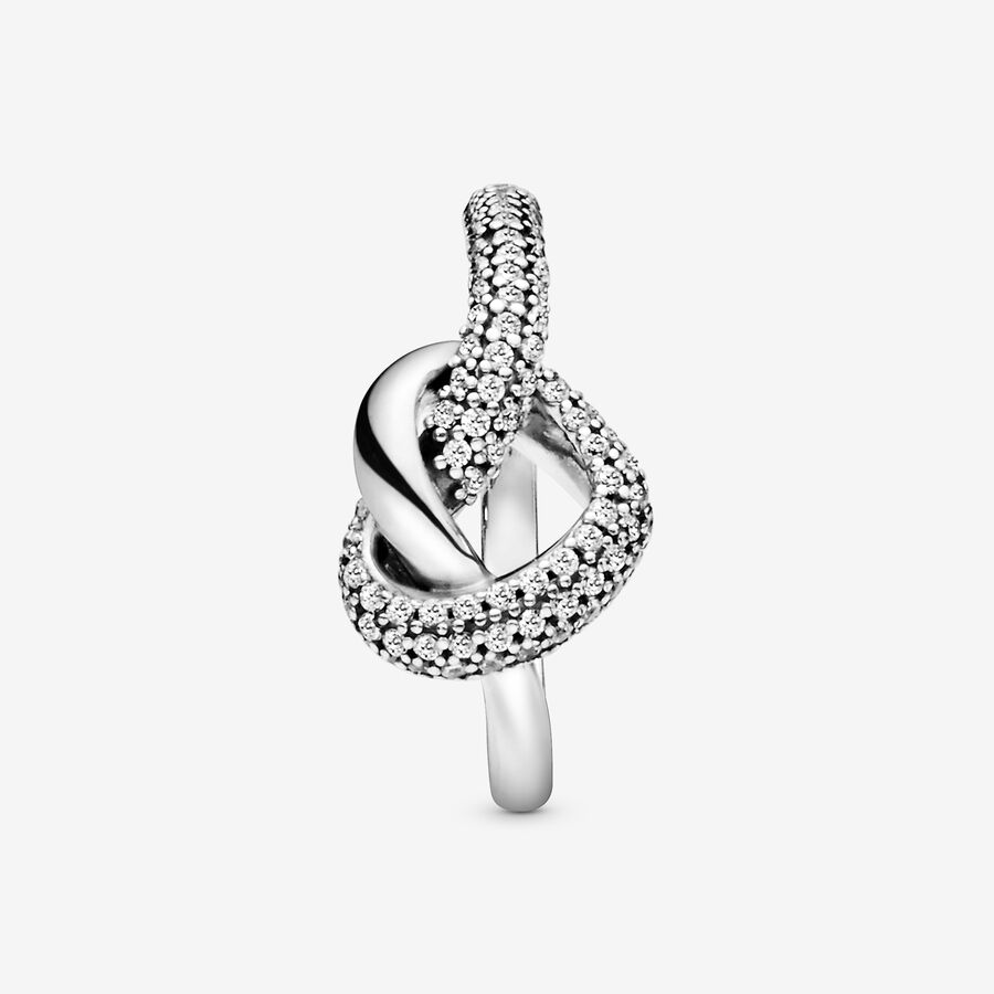 Cœur Pandora Knotted Argent | 0845-KBPOH