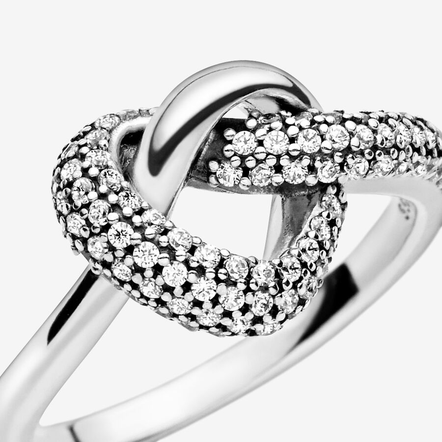 Cœur Pandora Knotted Argent | 0845-KBPOH