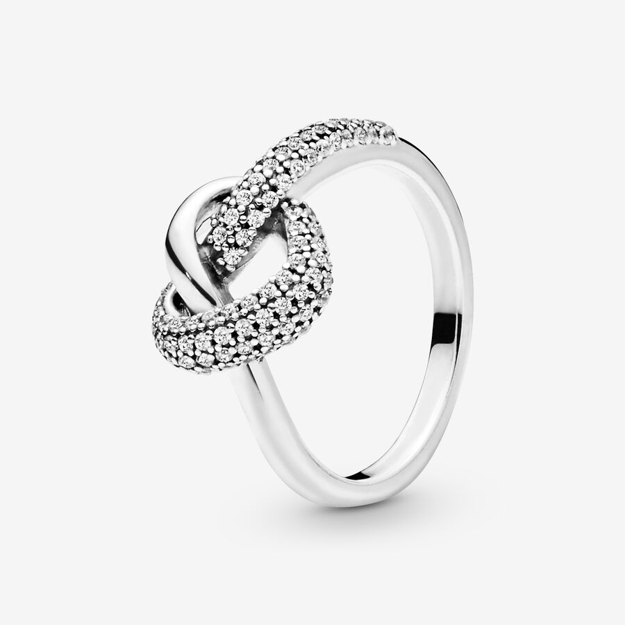 Cœur Pandora Knotted Argent | 0845-KBPOH