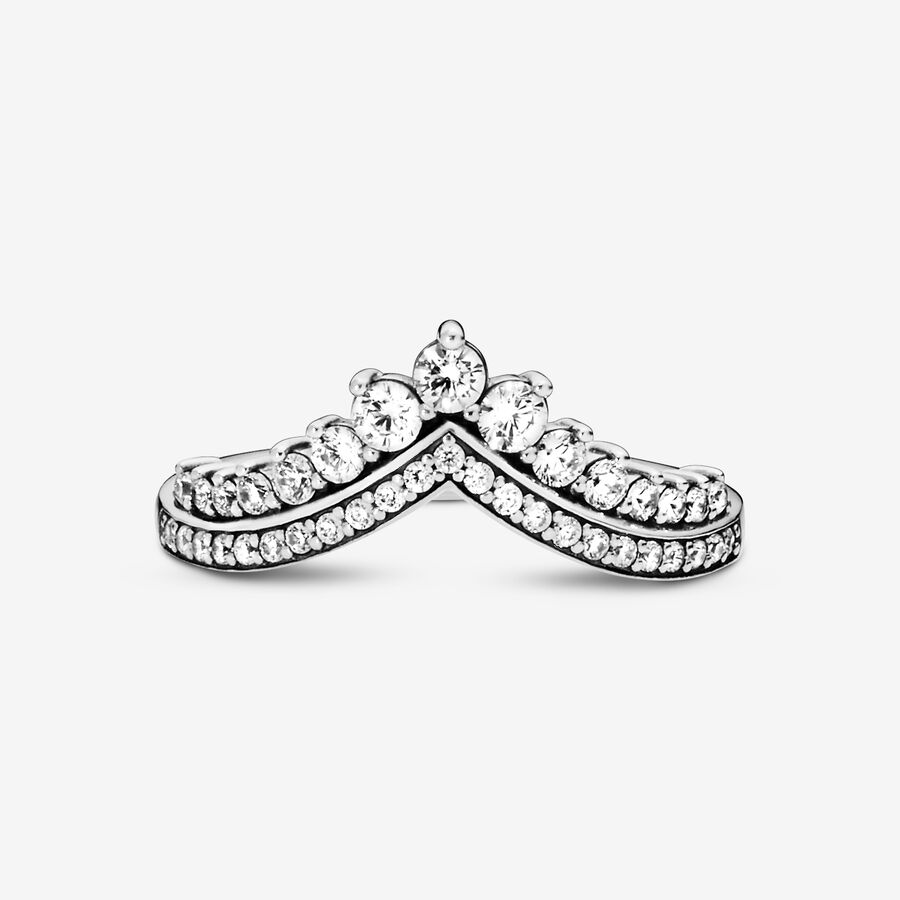 Cœur Pandora Princess Wishbone Argent | 0687-HQERW