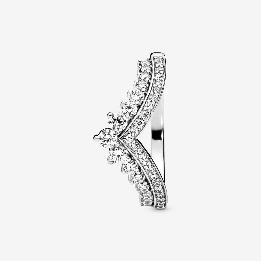 Cœur Pandora Princess Wishbone Argent | 0687-HQERW