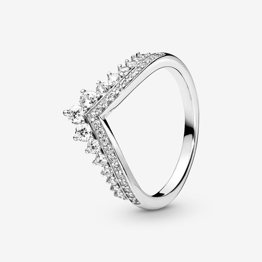 Cœur Pandora Princess Wishbone Argent | 0687-HQERW