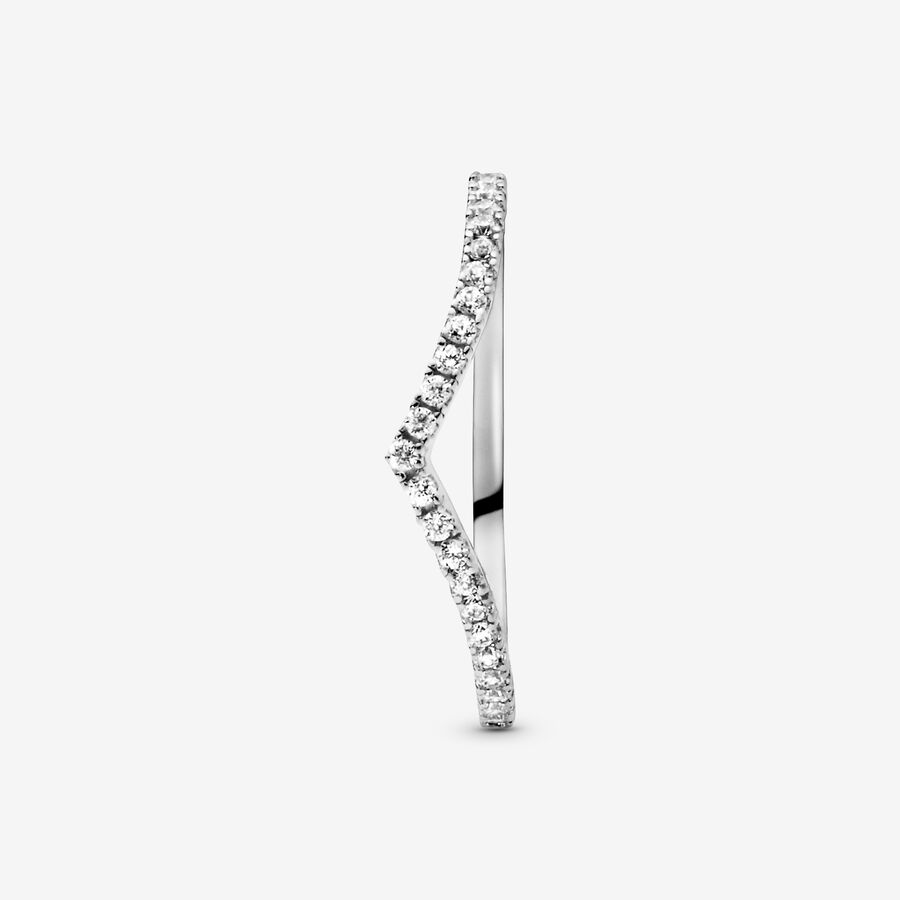 Cœur Pandora Shimmering Wish with Cubic Zirconia Argent | 4152-JLVHW