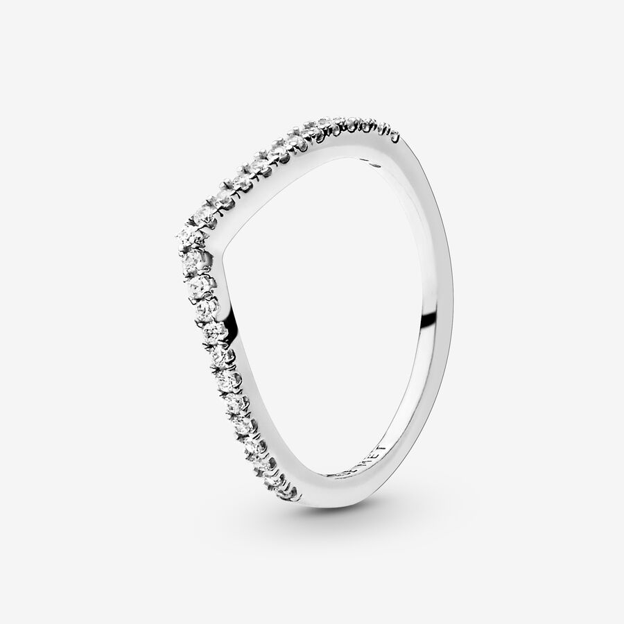 Cœur Pandora Shimmering Wish with Cubic Zirconia Argent | 4152-JLVHW