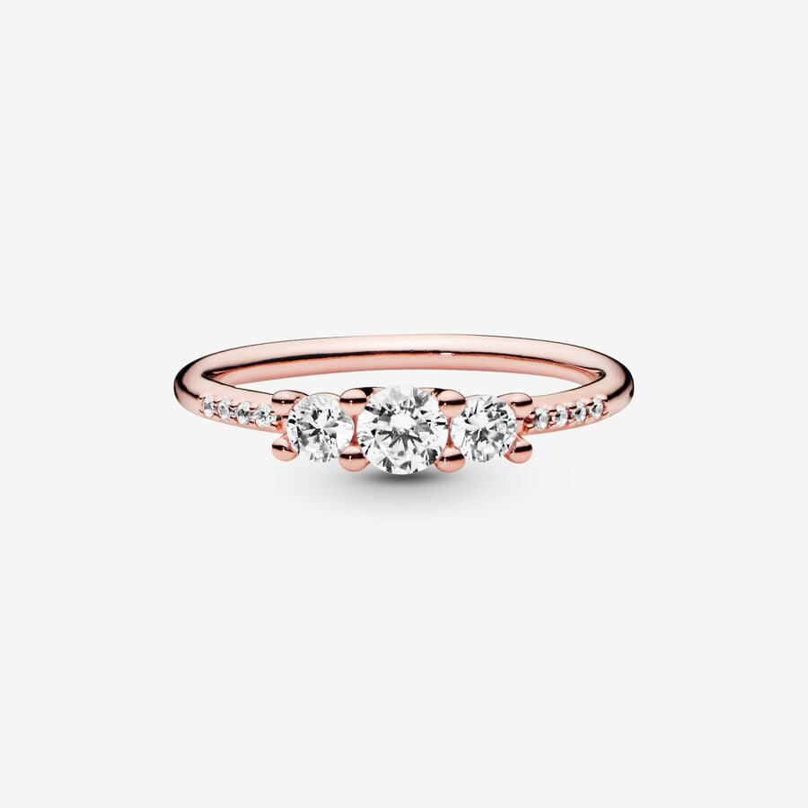 Cœur Pandora Sparkling Elegance Rose | 4135-CAOIQ