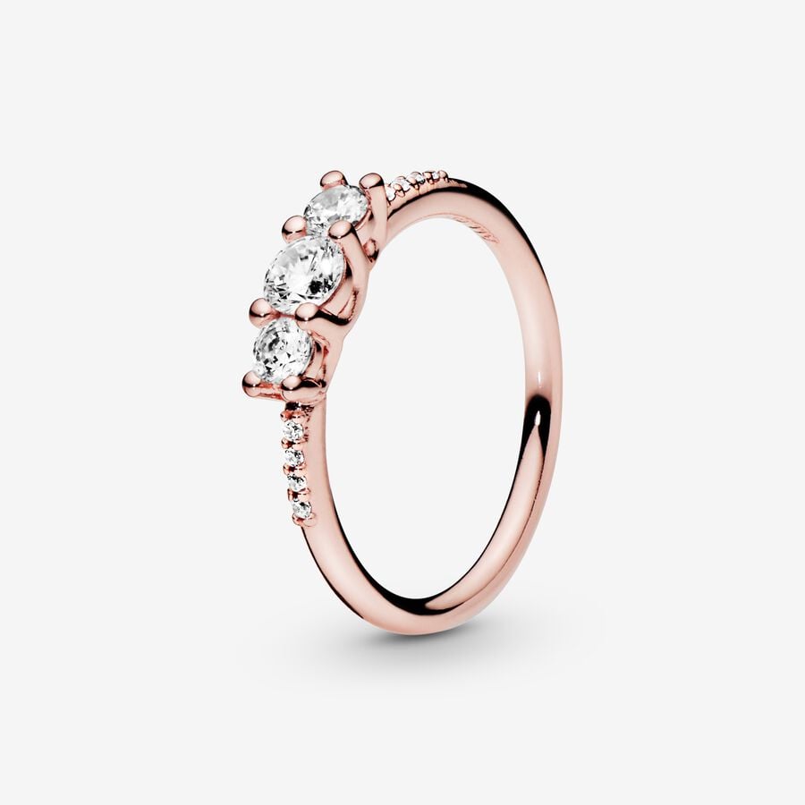 Cœur Pandora Sparkling Elegance Rose | 4135-CAOIQ