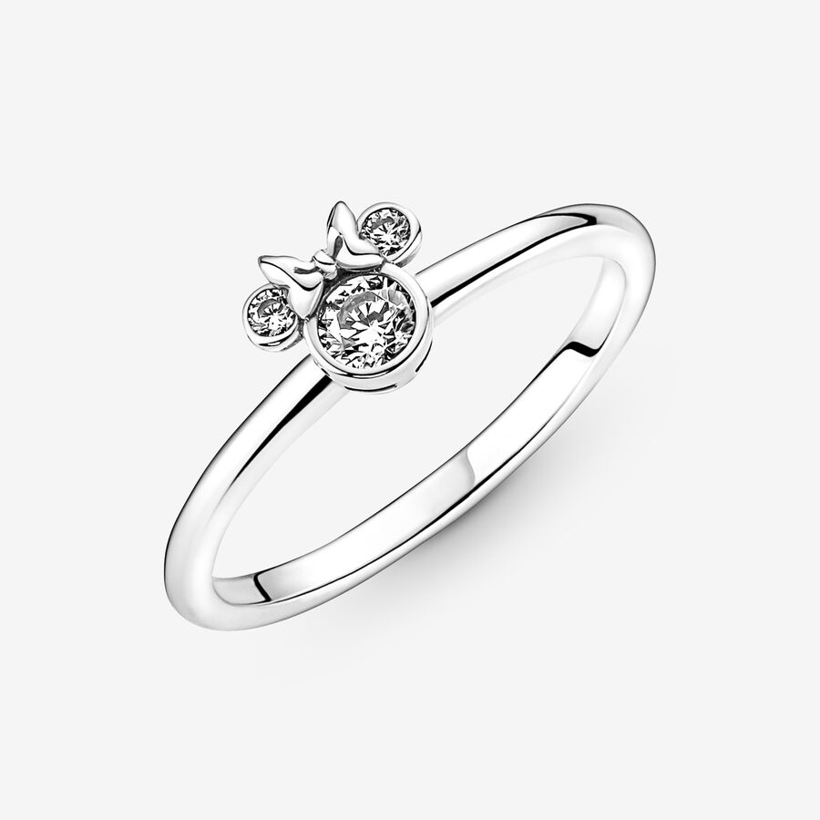 Déclaration Pandora Disney Minnie Mouse Sparkling Head Argent | 1548-CDLAG