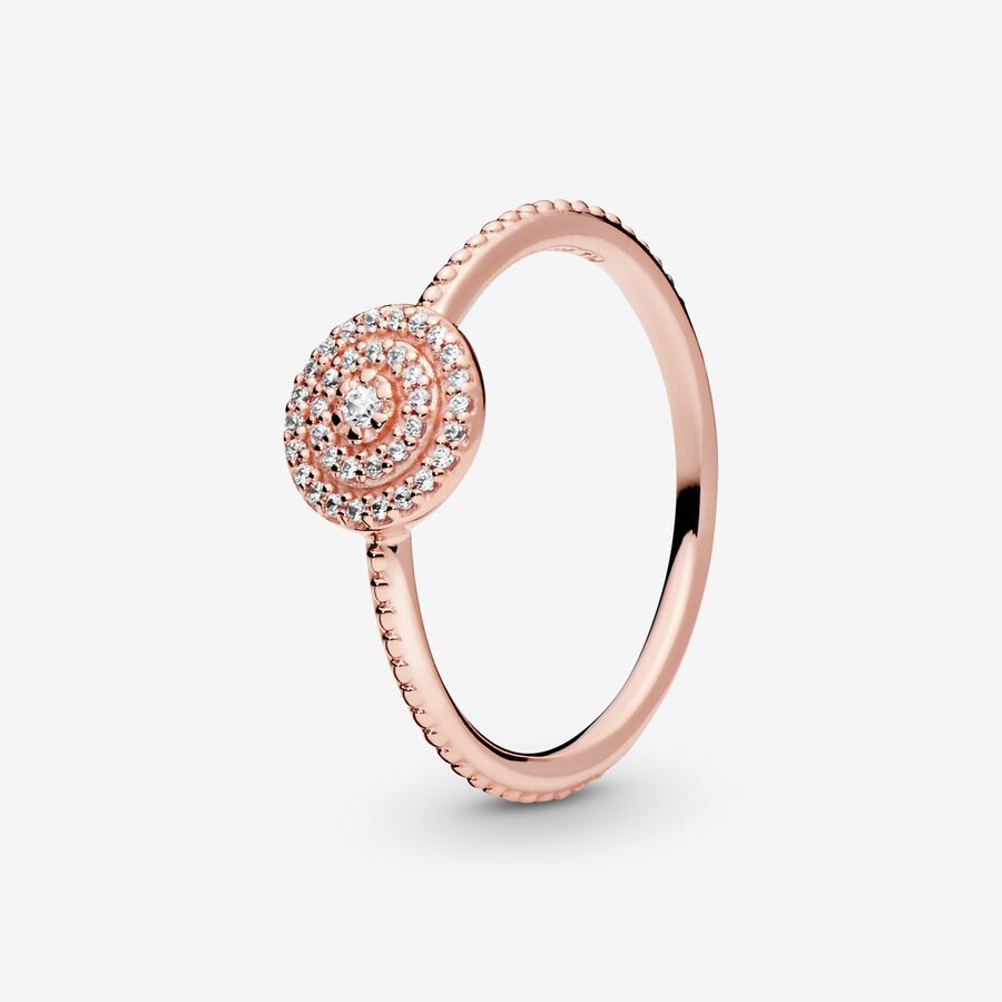 Déclaration Pandora Élégant Sparkle Rose Doré | 8239-FOQVK